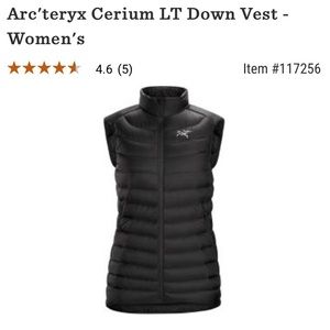 Arx’teryx Cerium LT Vest in Black